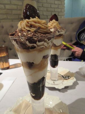 Mont blanc parfaits 😍 at Wired Bonbon in Tokyo