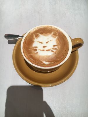 Soy latte  at Wired Bonbon in Tokyo