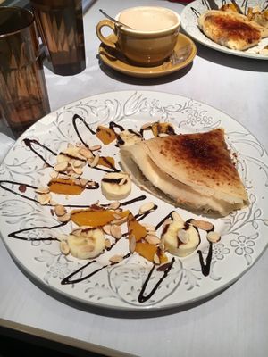 Chocolate orange vegan crepe at Wired Bonbon in Tokyo