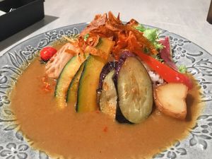 Vegan Curry  at Wired Bonbon in Tokyo