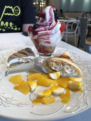 Vegan sweets platter at Wired Bonbon in Tokyo