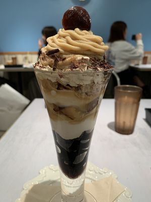 Mont blanc parfait at Wired Bonbon in Tokyo