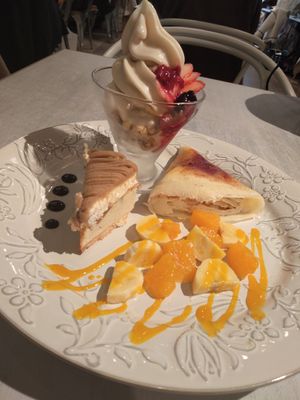 Vegan Dessert Plate at Wired Bonbon in Tokyo