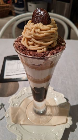 Mont blanc parfait at Wired Bonbon in Tokyo