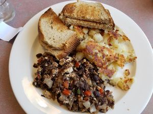 Southwestern tofu scramble at Shoreline Diner and Vegetarian Enclave in Guilford
