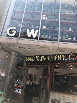 Shopfront  at Good Town Doughnuts in Tokyo