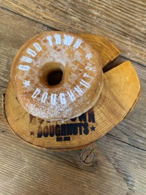 Vegan doughnut - classic glaze  at Good Town Doughnuts in Tokyo