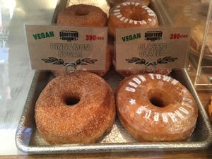 Vegan doughnuts at Good Town Doughnuts in Tokyo