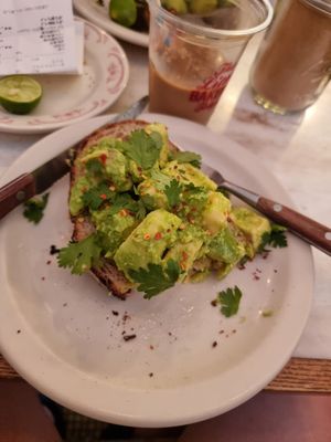 Avocado Toast at The Little Bakery in Tokyo