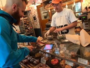 Loads of vegan options  at The Little Bakery in Tokyo