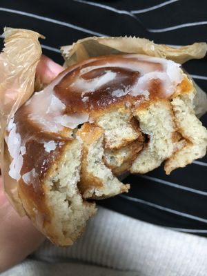 Vegan cinnamon roll at The Little Bakery in Tokyo