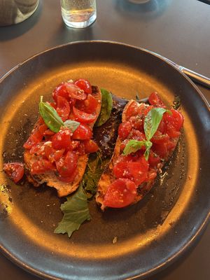 Vegan bruschetta!  at Posillipo - Broadstairs in Broadstairs
