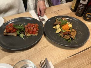 Bruschetta and Misto contorni   at Posillipo - Broadstairs in Broadstairs