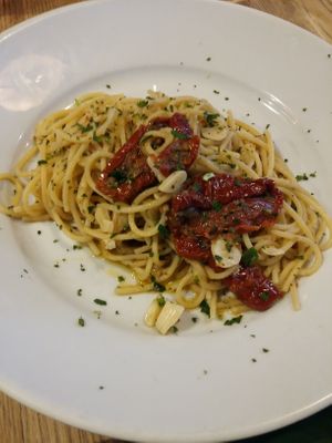 The vegan spaghetti sciue sciue at Posillipo - Broadstairs in Broadstairs