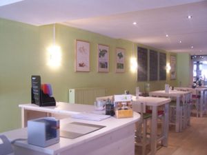 Cafe interior at Unlimited Health in Amsterdam