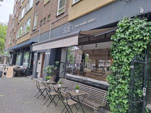 Outside at SUE Bakery in Rotterdam