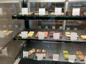 Just some of the amazing vegan bites at SUE Bakery in Rotterdam