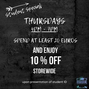 Special discount for students at Plantigrade in Rennes