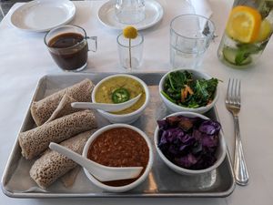 Rainbow selection. Yummy 😋 at Berbere by T&T in Santa Monica