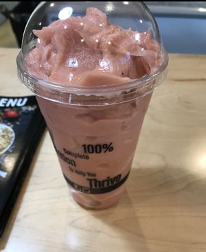 Tropic Bliss smoothie without the froyo  at Rush Bowls in St Louis