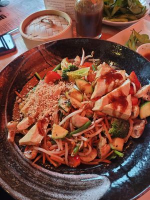 Jippi Jasai mit Tofu at MoschMosch - Goetheplatz in Frankfurt