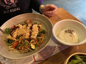 Main course with tofu   at MoschMosch - Goetheplatz in Frankfurt