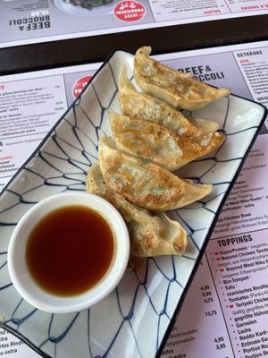 gyoza starter  at MoschMosch - Goetheplatz in Frankfurt