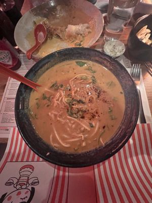 Peanut miso ramen  at MoschMosch - Goetheplatz in Frankfurt