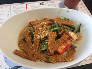 Glasnoodle salad with Tempeh  at MoschMosch - Goetheplatz in Frankfurt