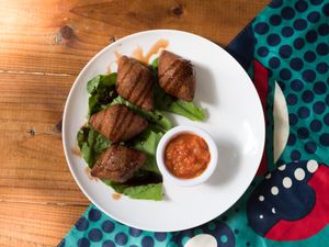 Pumpkin Kebbeh at Luna's Kitchen in Beirut