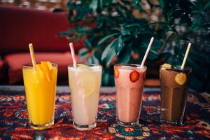 Vegan Smoothies at Luna's Kitchen in Beirut