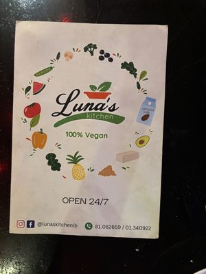   at Luna's Kitchen in Beirut