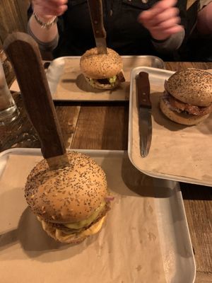 Lightening Jack burger  at BrewDog - Lothian Rd in Edinburgh