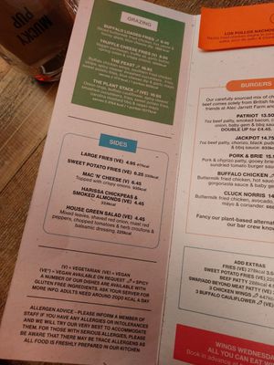 Several vegan options at BrewDog - Lothian Rd in Edinburgh