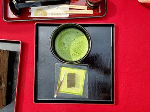 Matcha with little sweet  at Mizuya Chaya 水谷茶屋 in Nara