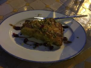 vegan lemon cake at Za Zaa - Petersgraben in Basel