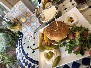 Oriental burger at Za Zaa - Petersgraben in Basel