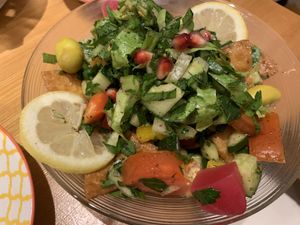 Arabian salad at Za Zaa - Petersgraben in Basel