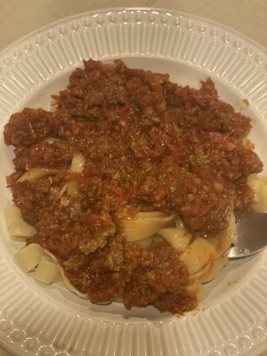 vegan bologna   at Mama Lidia Emporio de Massas in Sao Vicente