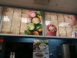 Right side of menu at The Boost in Naples