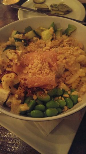 Poke bowl (sub the tuna for tofu and the sauce) SOOO good! at White Rabbit in Waterloo