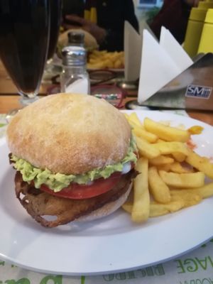 Lomito italiano Vegano at Suculenta Sangucheria Vegana in Santiago