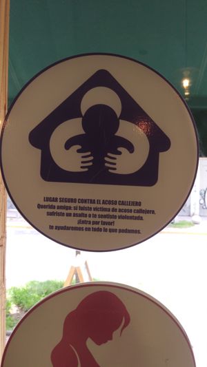 Safe space at Suculenta Sangucheria Vegana in Santiago