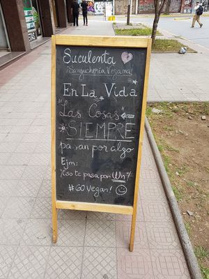 Suculenta at Suculenta Sangucheria Vegana in Santiago