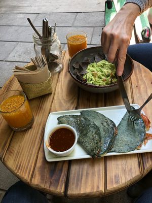 Quesadillas! at MA&CO in Mexico City