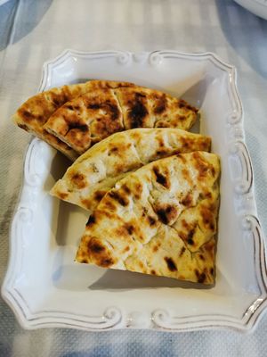 Pita at Vassilikos in Santorini