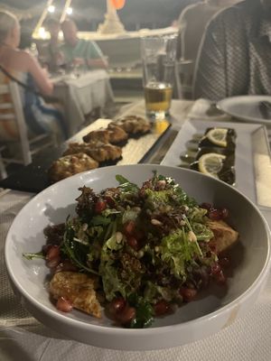   at Vassilikos in Santorini