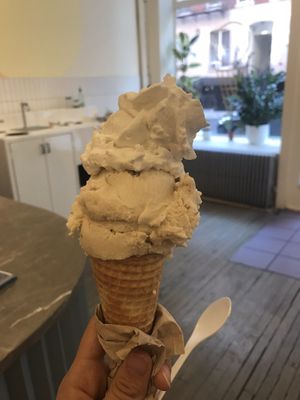 Vegan Toasted Coconut Blondie at Van Leeuwen Ice Cream - Ludlow in New York City
