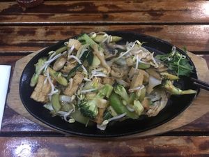 Already started eating a bit because it looked so good! Forgot to take a picture    at Viet Fresh Noodles in Cairns