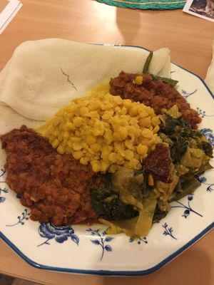 Small combo plate at Mother of Coffee in Wellington